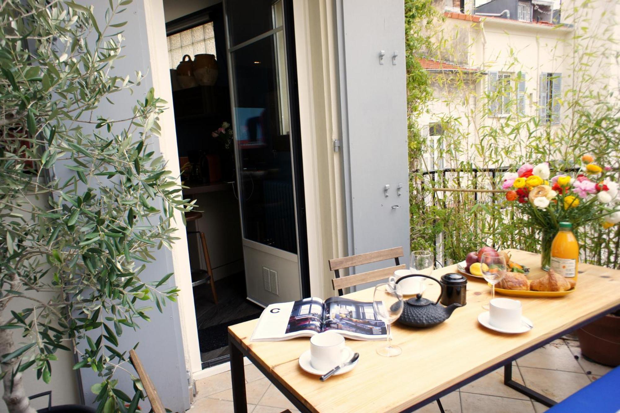 Ze Perfect Place - Elegant Appartement Avec Terrasse - Promenade Des Arts Νίκαια Εξωτερικό φωτογραφία